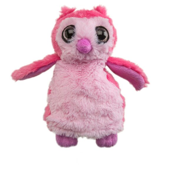 🔥3 For $20🔥New w/Tag Owls Reversible Plush Pink/Green Switch-A-Rooz 8" (20 cm) - Picture 16 of 16